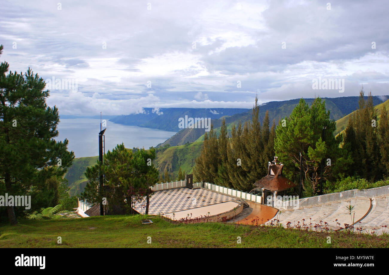 Taman Simalem Resort, Lake Toba, North Sumatera, Indonesia Stock Photo