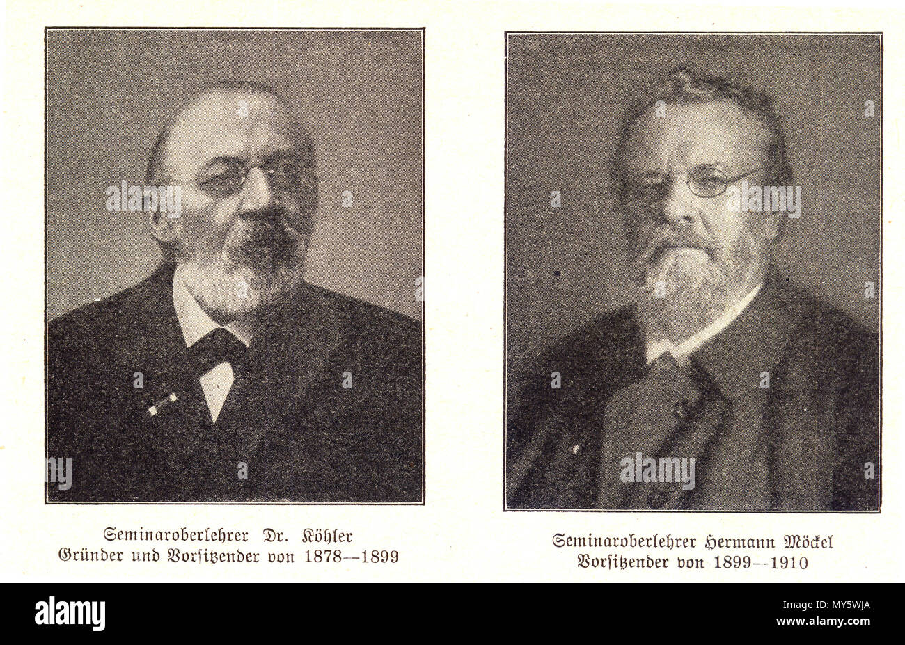554 Vorsitzende des Erzgebirgsvereins - Köhler und Möckel Stock Photo