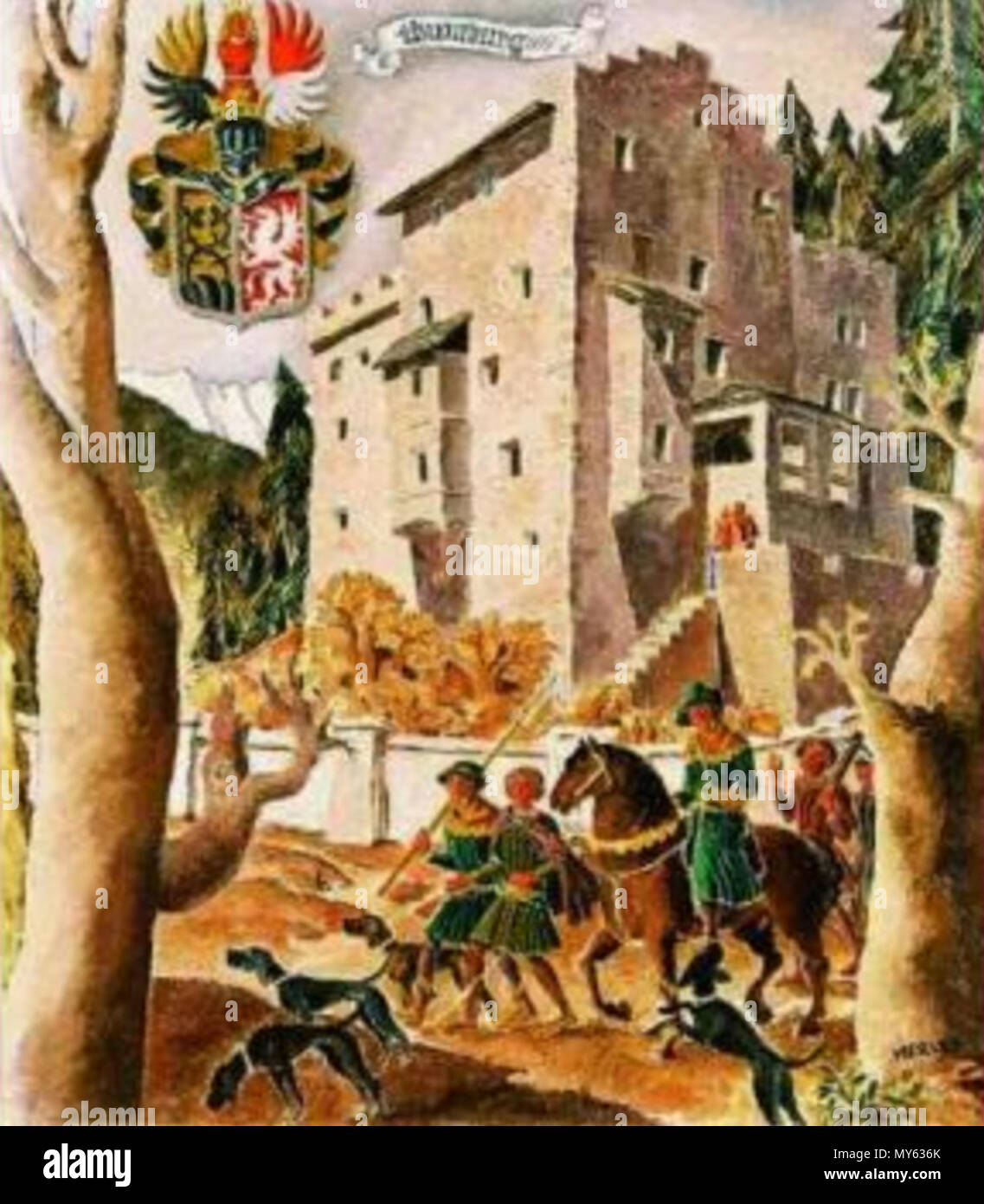 . Schloss Thumburg . Unknown date. Erwin Merlet 360 Merlet Thumburg