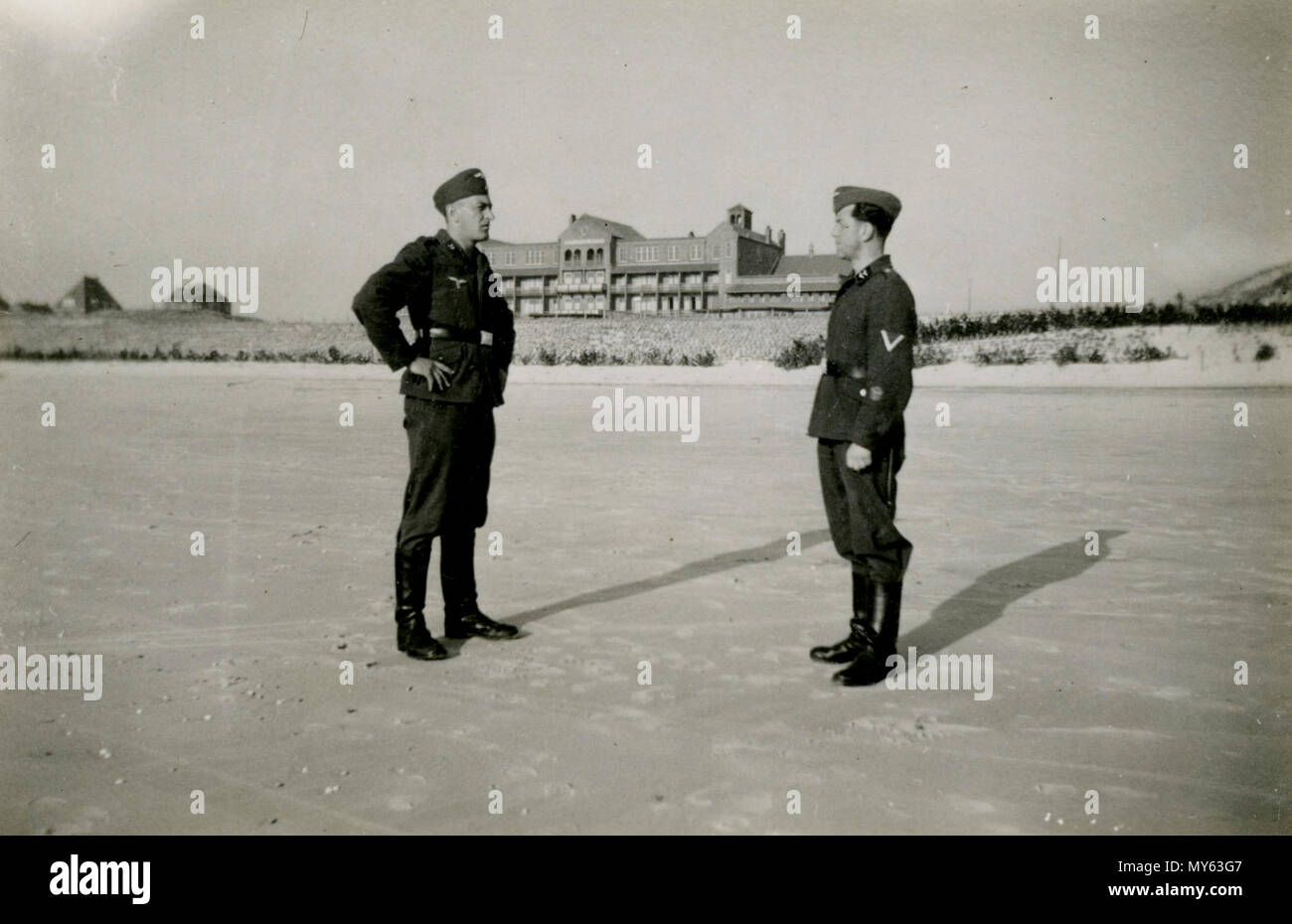 Bergen aan Zee 1941. Stock Photo