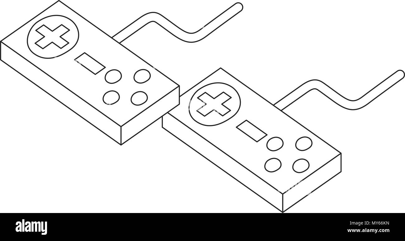 Retro controls Stock Vector Images - Alamy