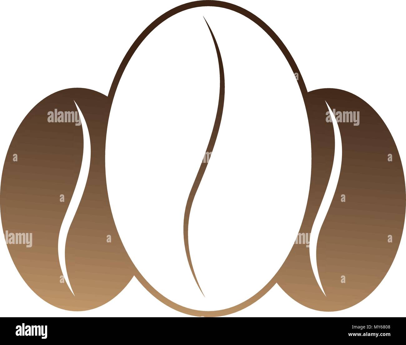 coffee grains isolated icon Stock Vector Image & Art - Alamy