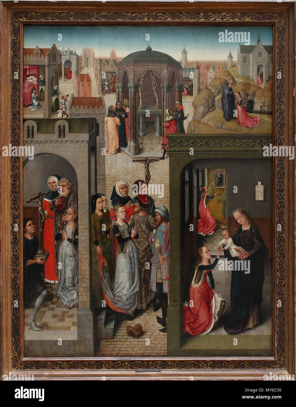 357 Maitre De La Legende De Sainte Catherine Scenes De La Legende De Sainte Catherine Stock Photo Alamy