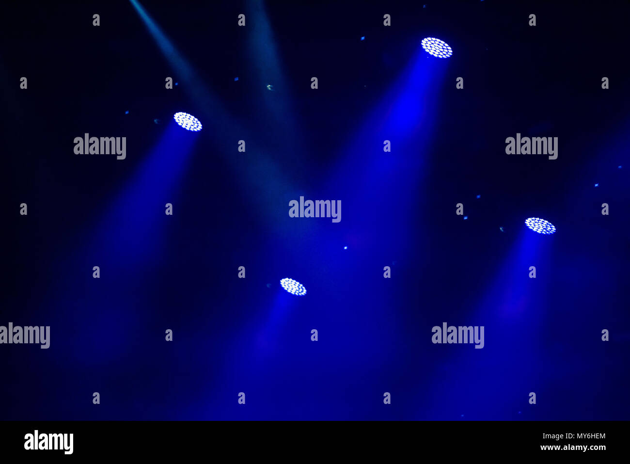 Stage lights at a live music concert Stock Photo - Alamy