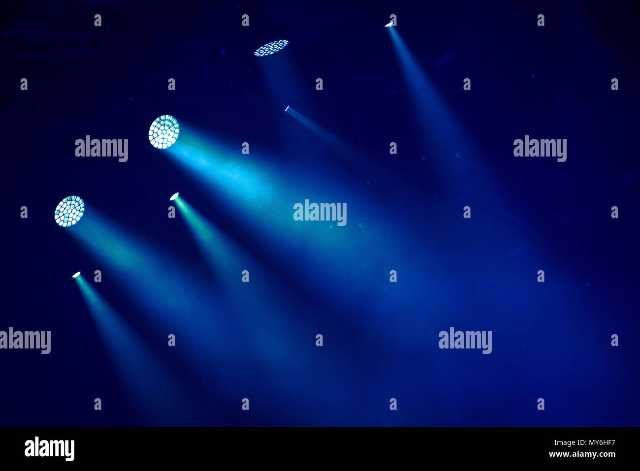 Stage lights at a live music concert Stock Photo - Alamy