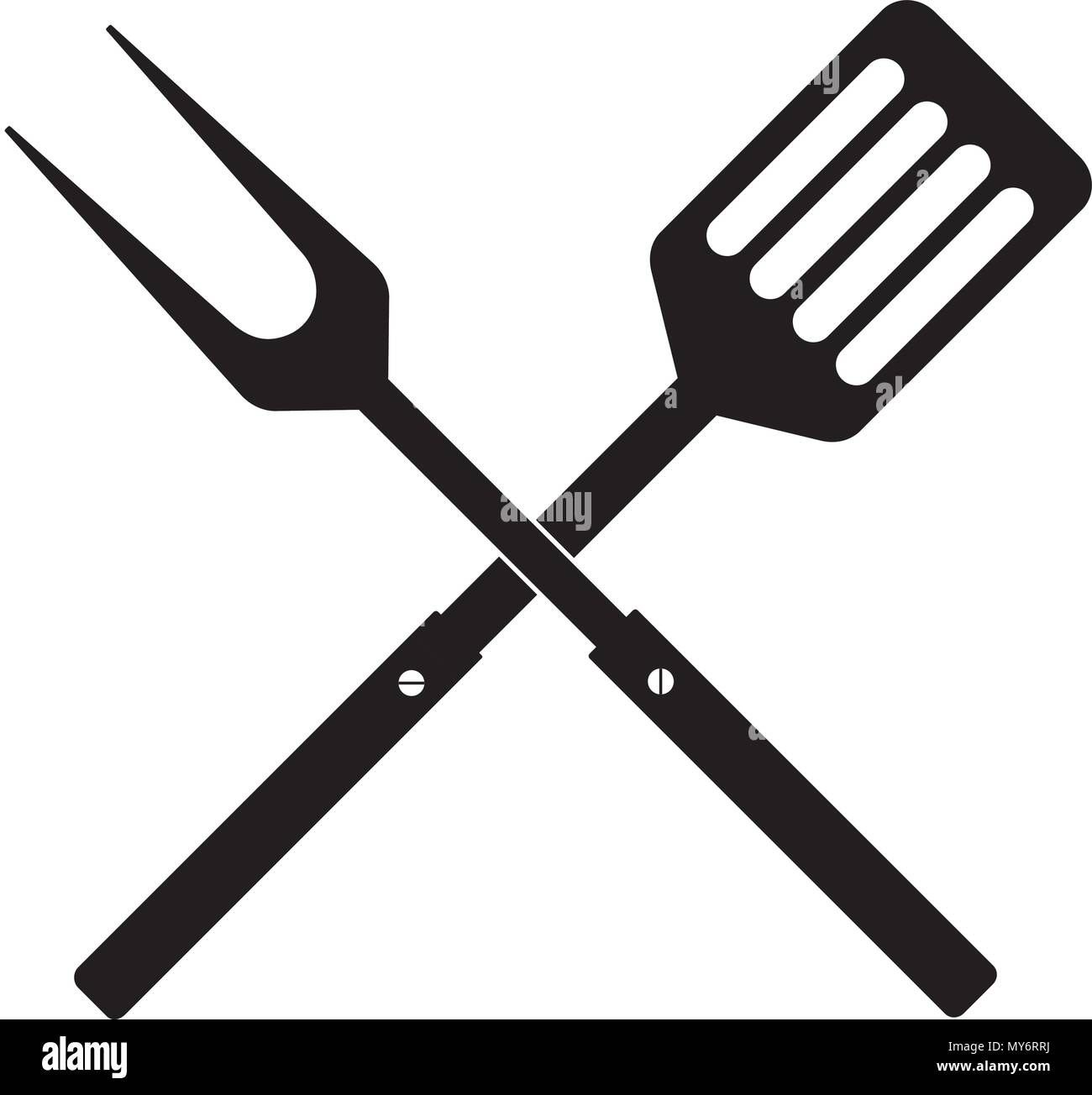 BBQ Utensils SVG, Grill Tools Silhouette, Barbeque Clipart, Cooking Utensils  Cut File, Bbq Tongs PNG, Bbq Fork Outline, Grill Spatula Vector 