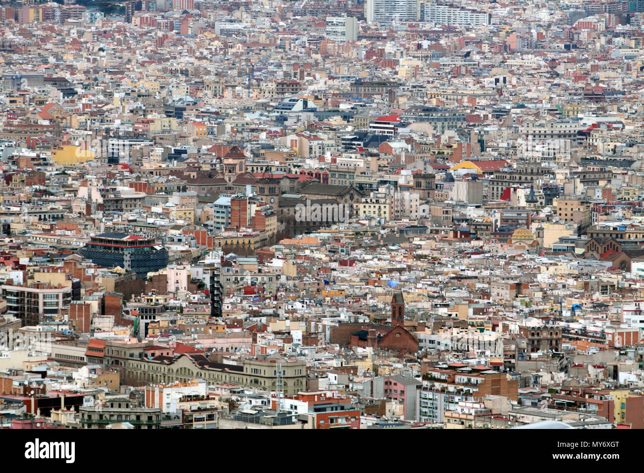 Panorama residential district in barcelona hi-res stock photography and ...