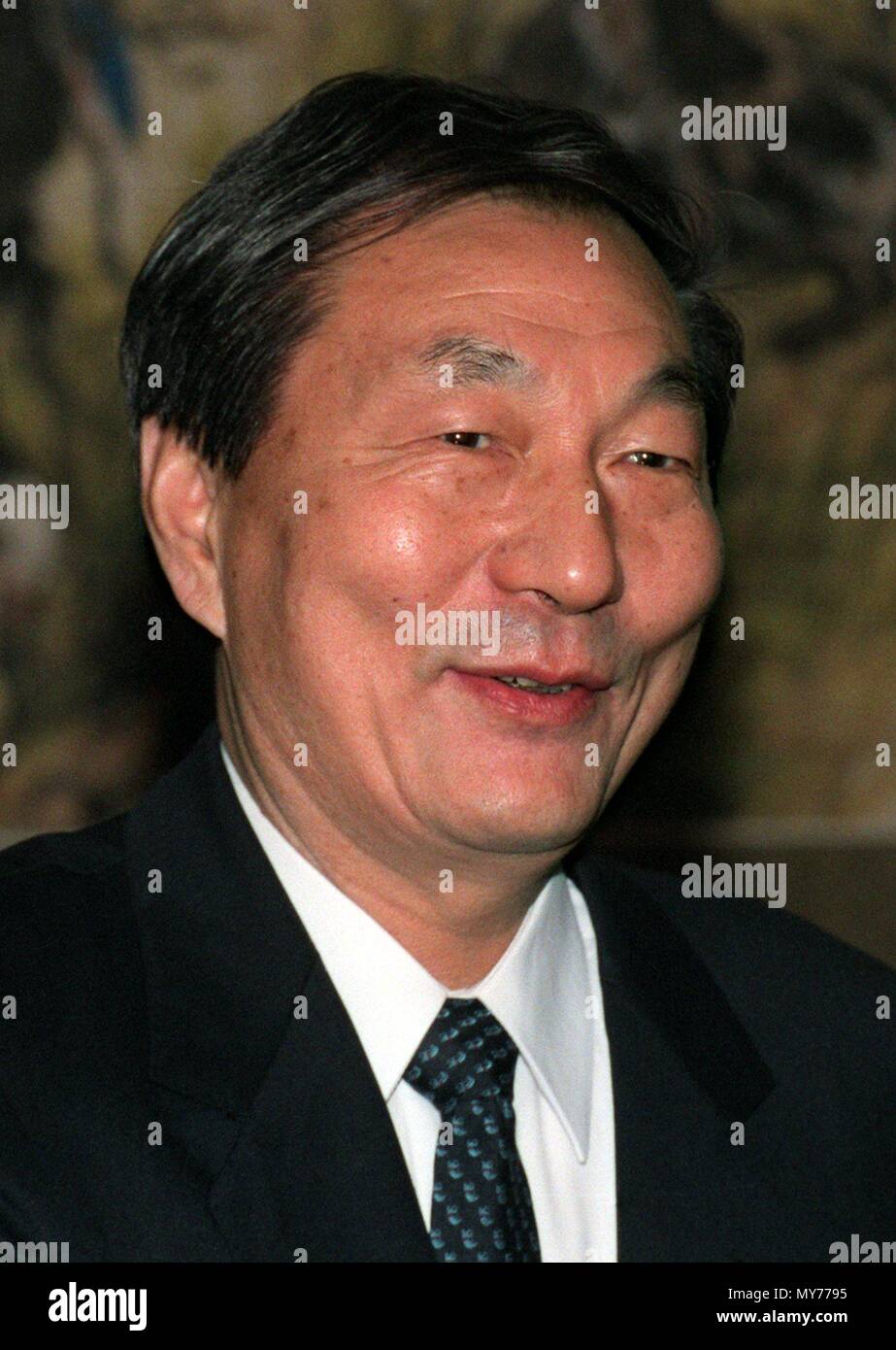 Zhu Rongji, First Vice Premier of the People's Republic of China ...