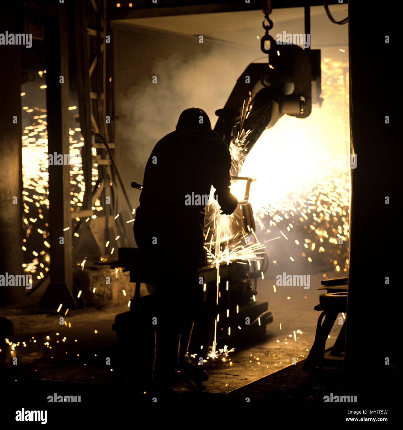 Metal industry, France Stock Photo