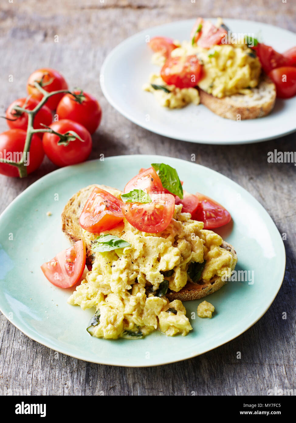 Nutrition health eggs scrambled hi-res stock photography and images - Alamy