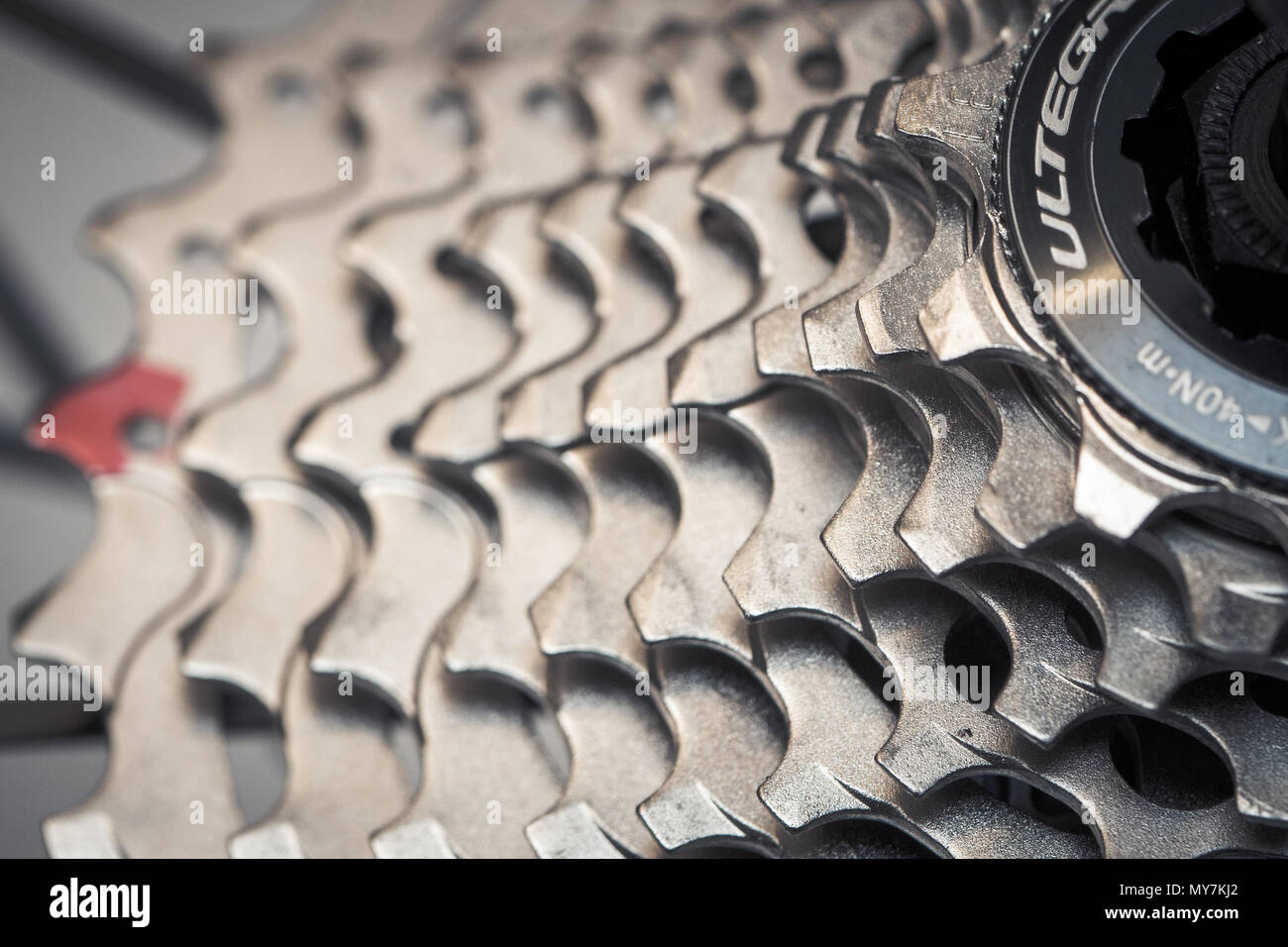 Bike Rear Cassette Stock Photo Alamy