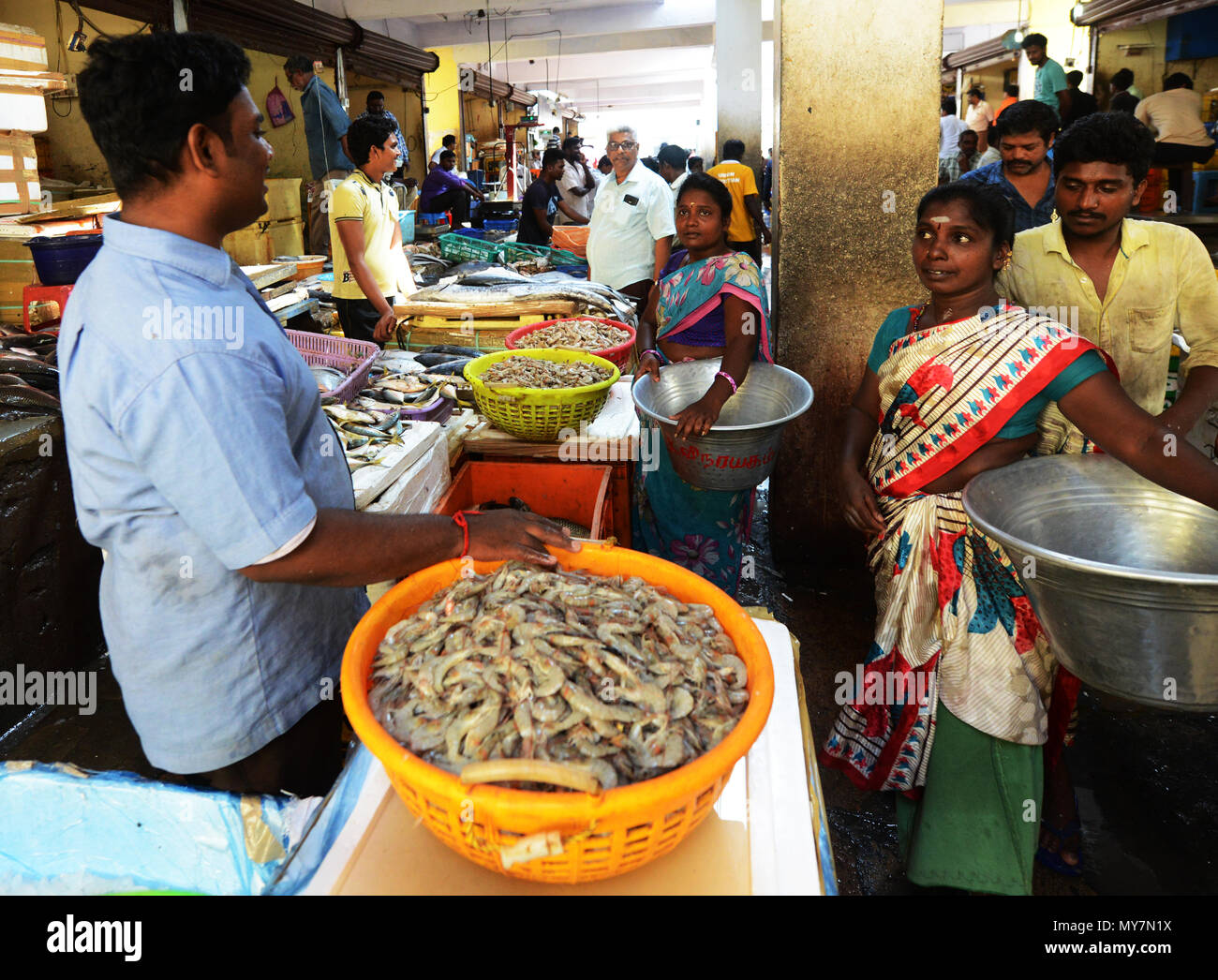 Chennai market hires stock photography and images Alamy