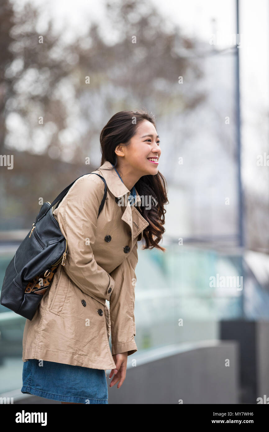 Beautiful young female shopping hi-res stock photography and images - Alamy