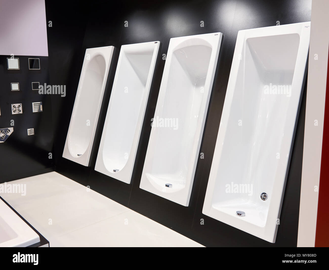 Bath home in a hardware store Stock Photo Alamy