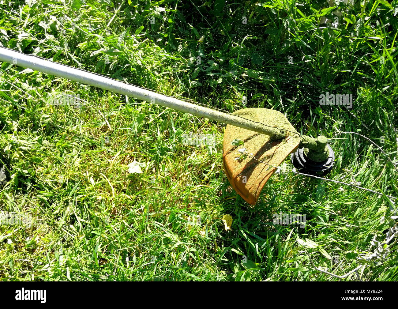 Manual grass cutter hi-res stock photography and images - Alamy