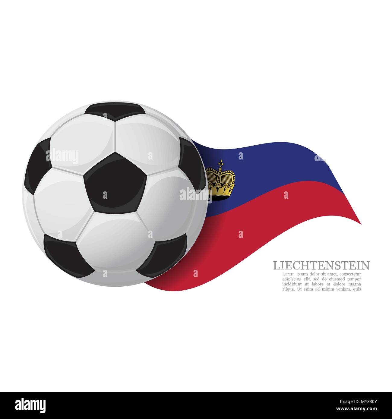Liechtenstein football team celebrate Stock Vector Images Alamy