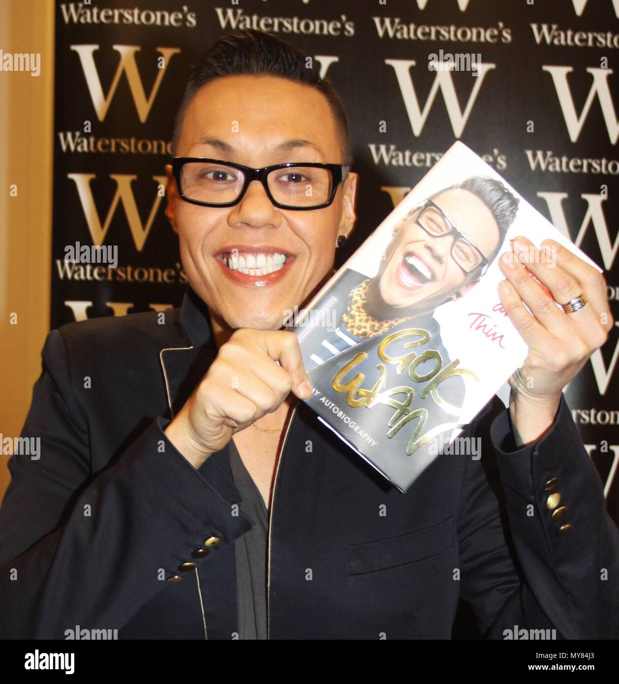 Liverpool,Uk, Gok Wan signs copies of his autobiography in waterstones liverpool one, credit Ian Fairbrother/Alamy Stock Photos Stock Photo