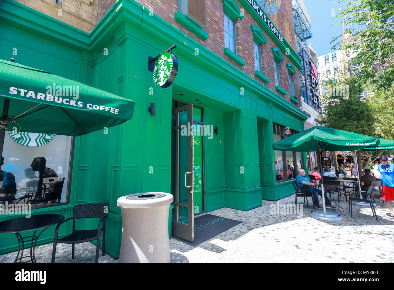 Las Vegas, Nevada May 28, 2018 Starbucks shop at New YorkNew York
