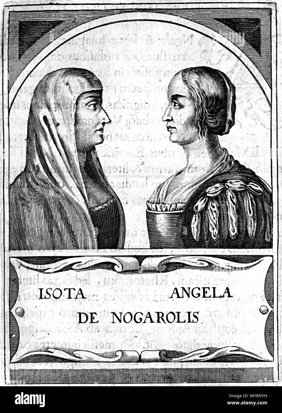 . Isotta Nogarola, with Angela Nogarola (her aunt poetess) . Padova ...