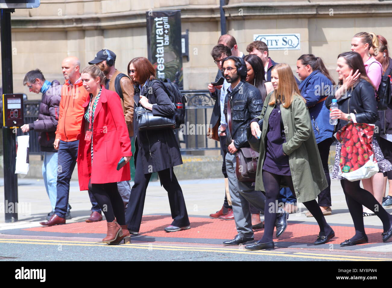 Pedestrians Stock Photo