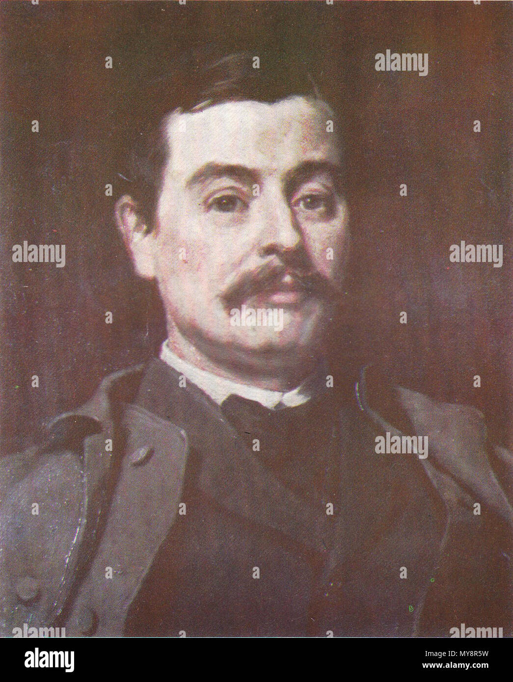 . English: Portrait of Brigadier General George H. Steuart . circa 1860, date unknown. unknown painter 87 Brigadier General George H. Steuart Stock Photo