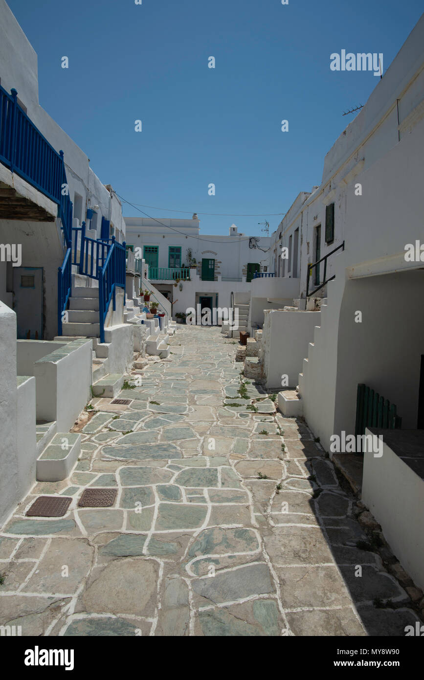 Greek Architecture  Cyclades Islands Stock Photo