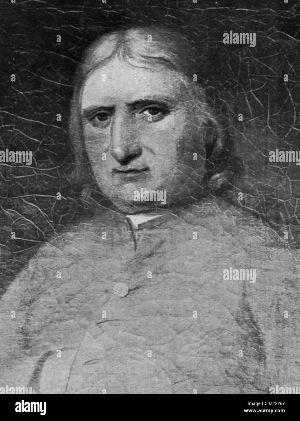 George fox c1880 old antique vintage print picture CLERGY