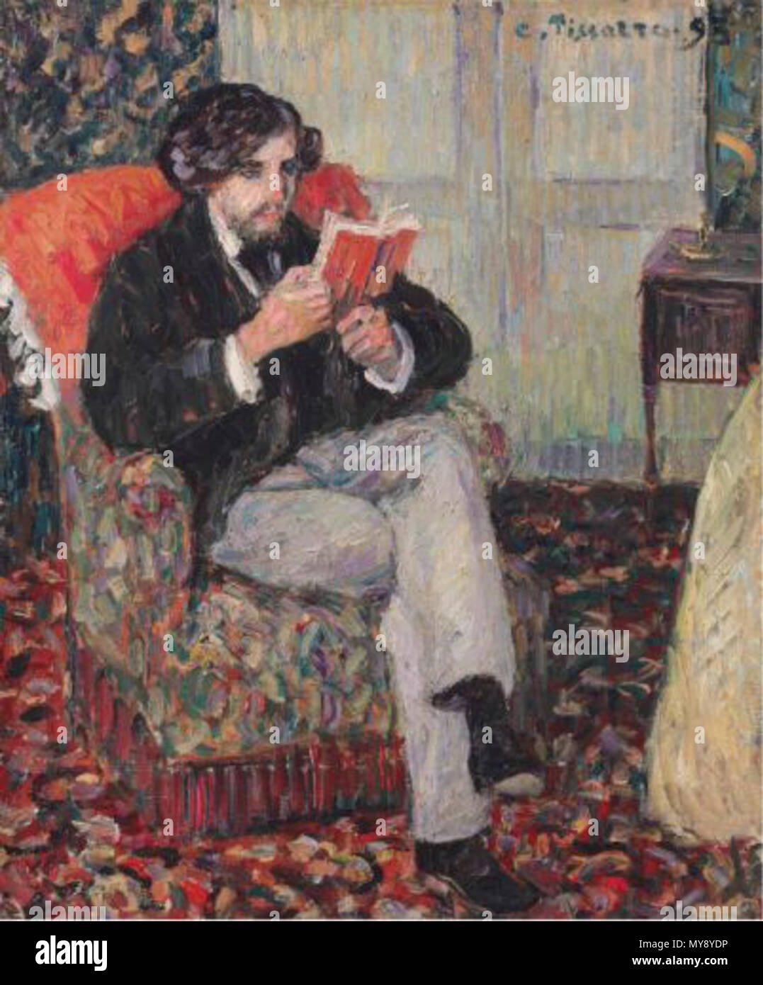 200 Félix Pissarro lisant Stock Photo