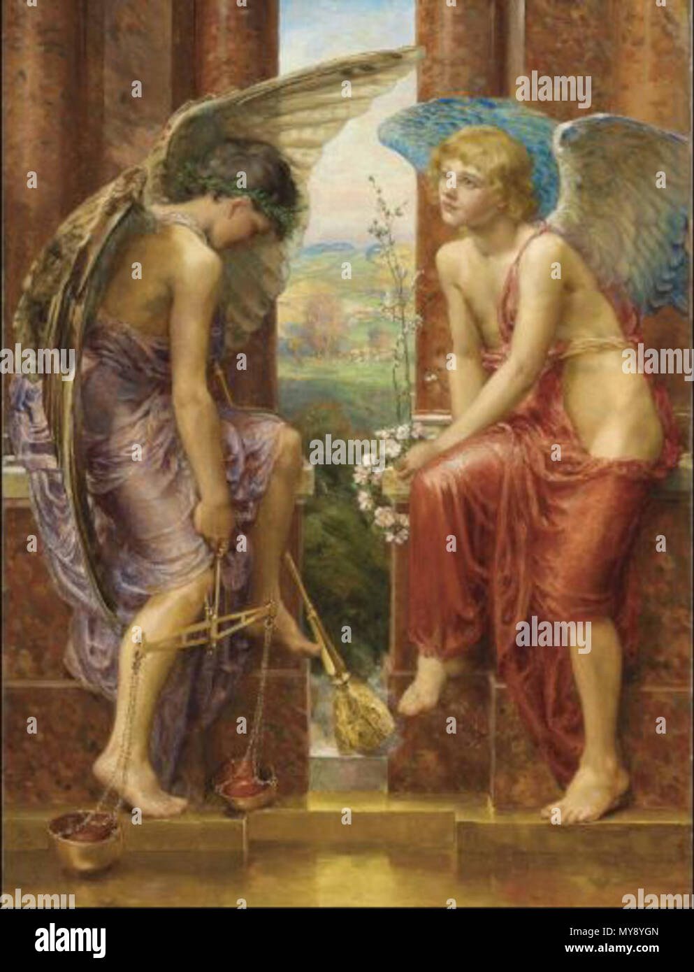 . The Watchers of the Straight Gate 525 The Watchers of the Straight Gate Stock Photo