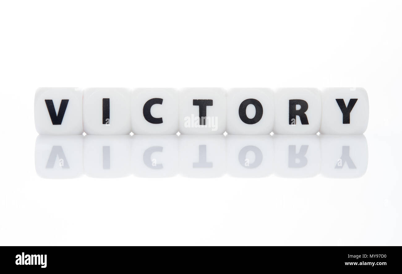 Defeat into victory sign Cut Out Stock Images & Pictures Alamy