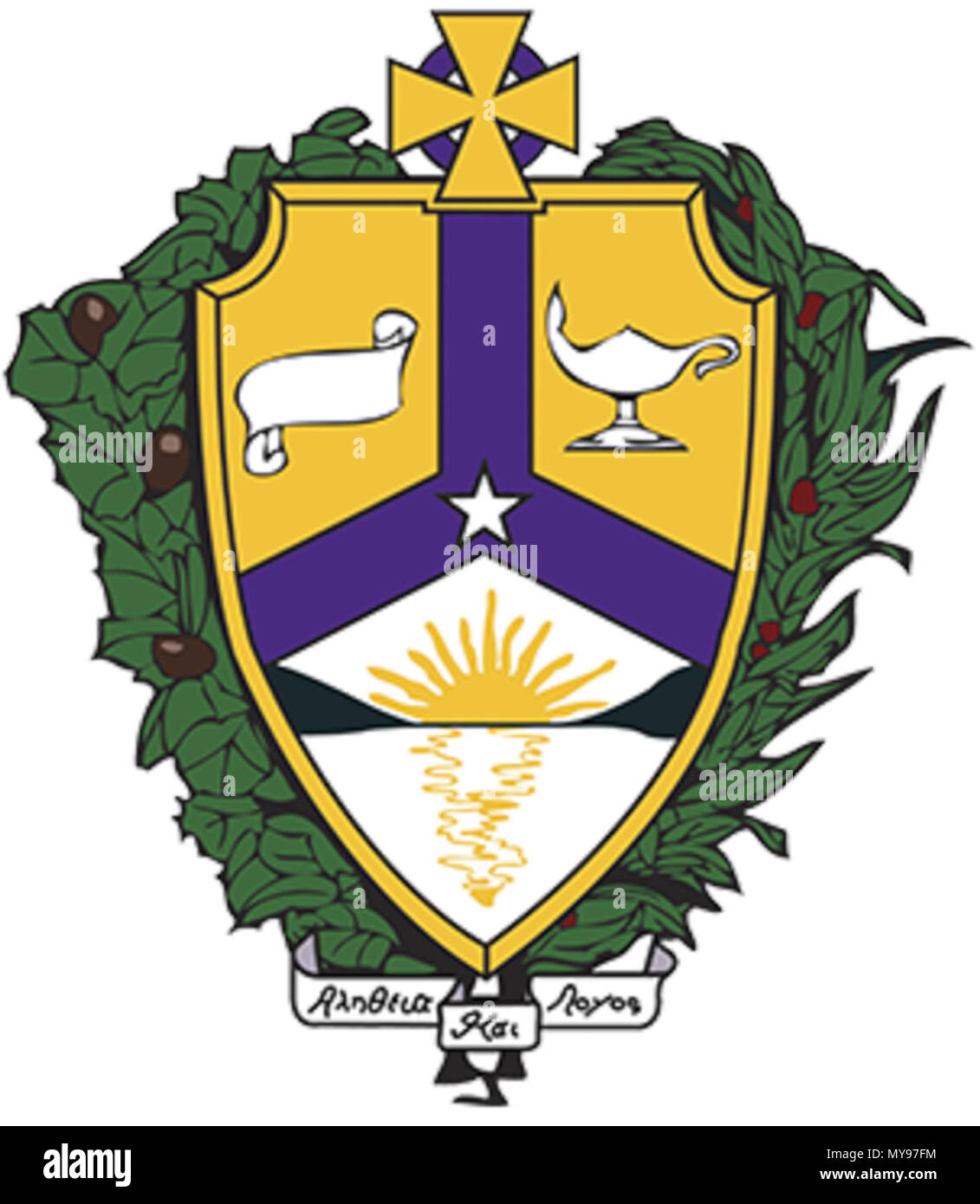 English: The Alpha Kappa Lambda Coat of Arms . 1914. Alpha Kappa Lambda 27  AKL-CoatofArms Stock Photo - Alamy