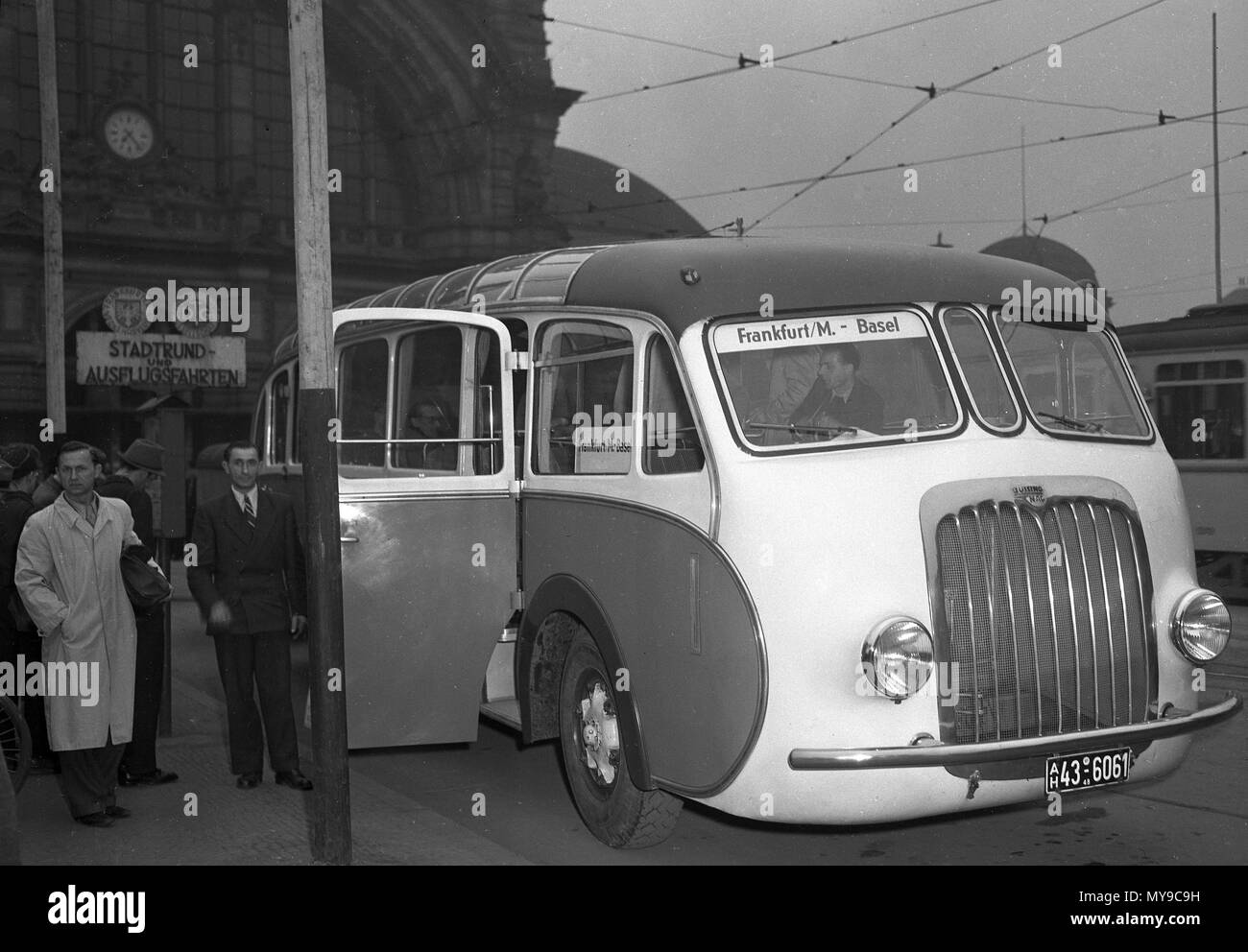 Special trip for the media on 29 April 1949. The Deutsche Touring ...