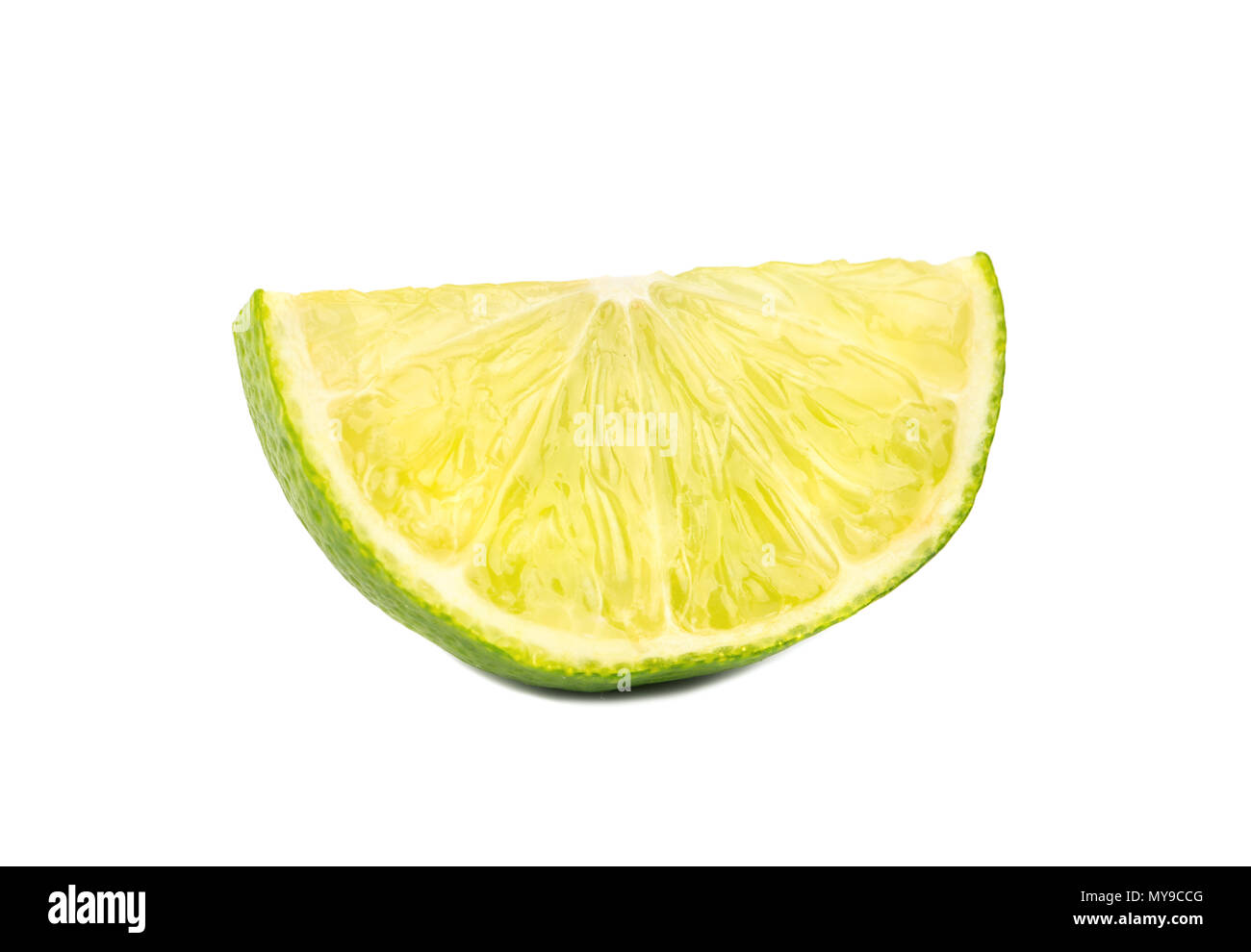 Slice fresh lime isolated on white background Stock Photo Alamy