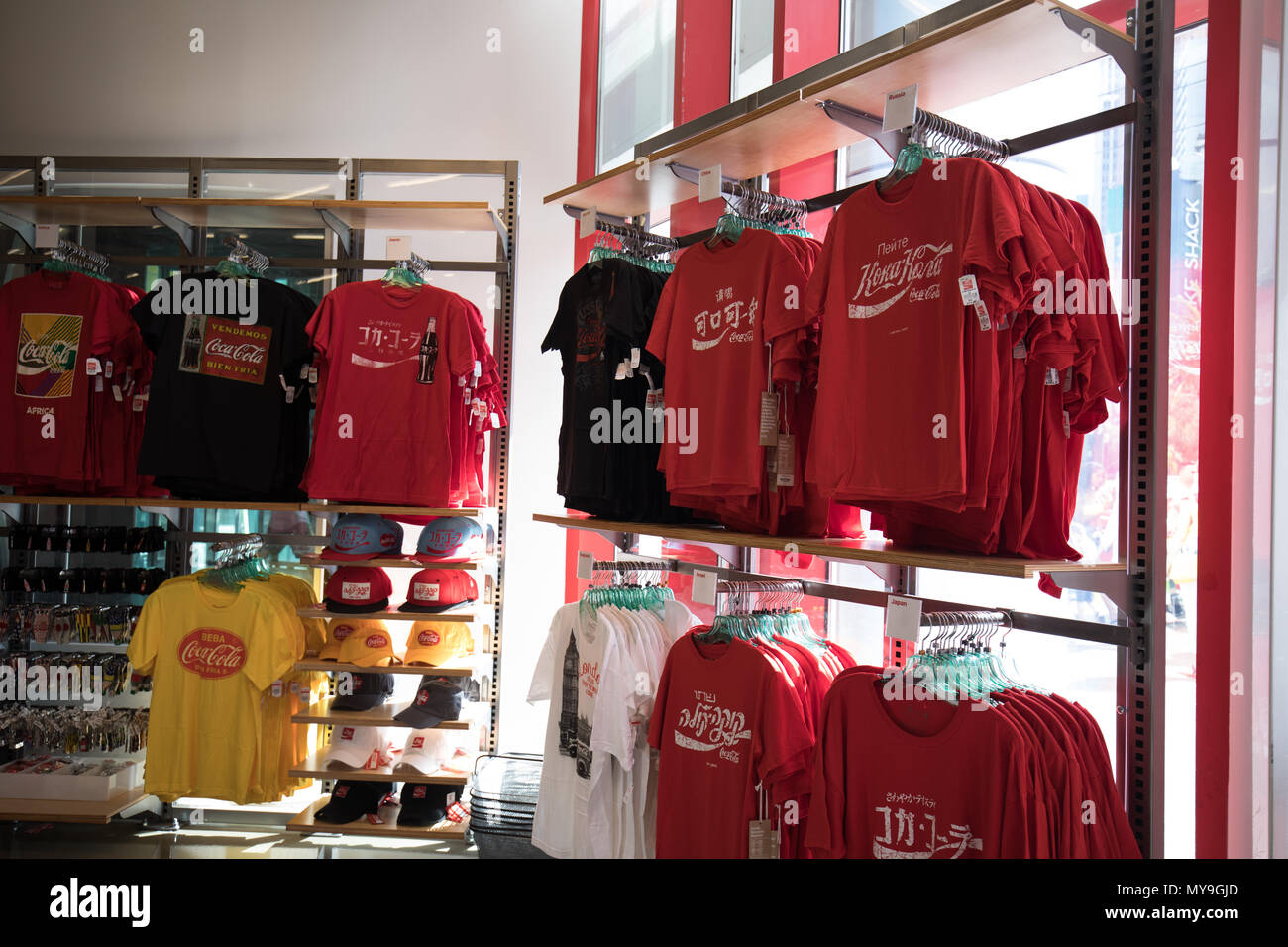 Las Vegas, Nevada - May 28, 2018 : Coca-Cola Store in Las Vegas strip Stock Photo