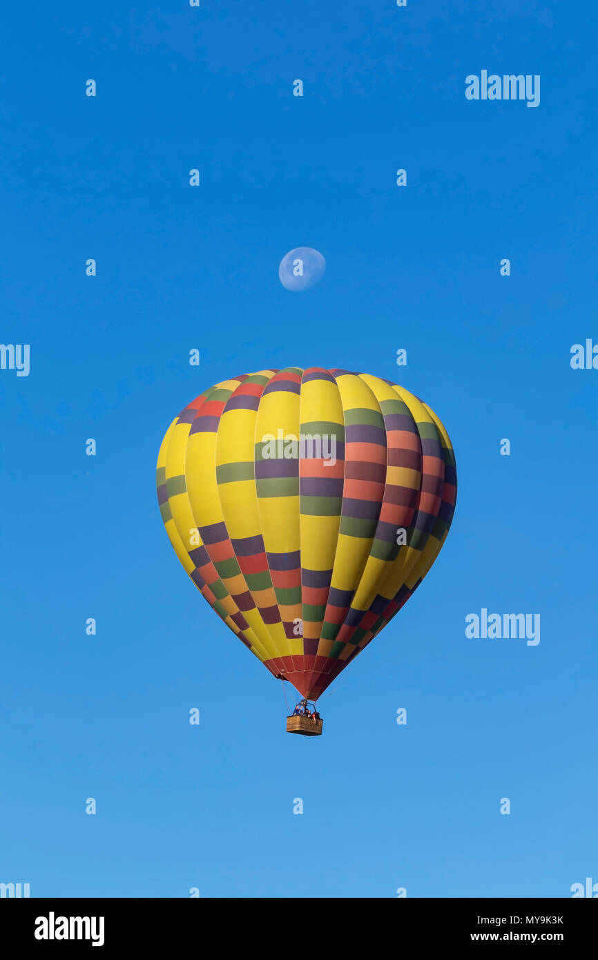 Balloon rides at Temecula Hot Air Balloon Festival in California Stock