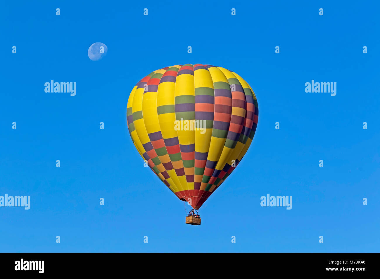 Balloon rides at Temecula Hot Air Balloon Festival in California Stock