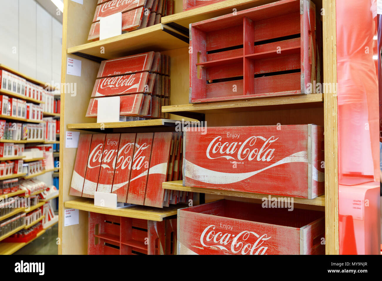 Las Vegas, Nevada - May 28, 2018 : Coca-Cola Store in Las Vegas strip Stock Photo