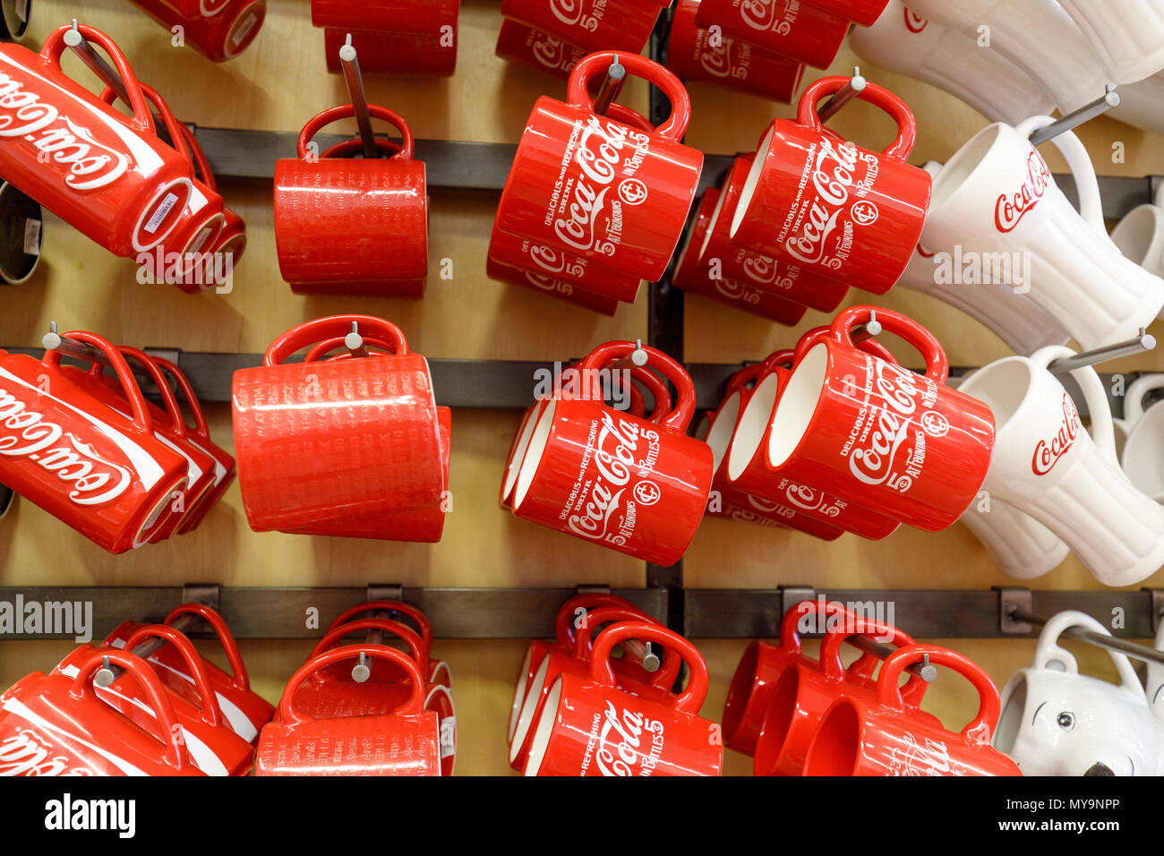 Las Vegas, Nevada May 28, 2018 CocaCola Store in Las Vegas strip