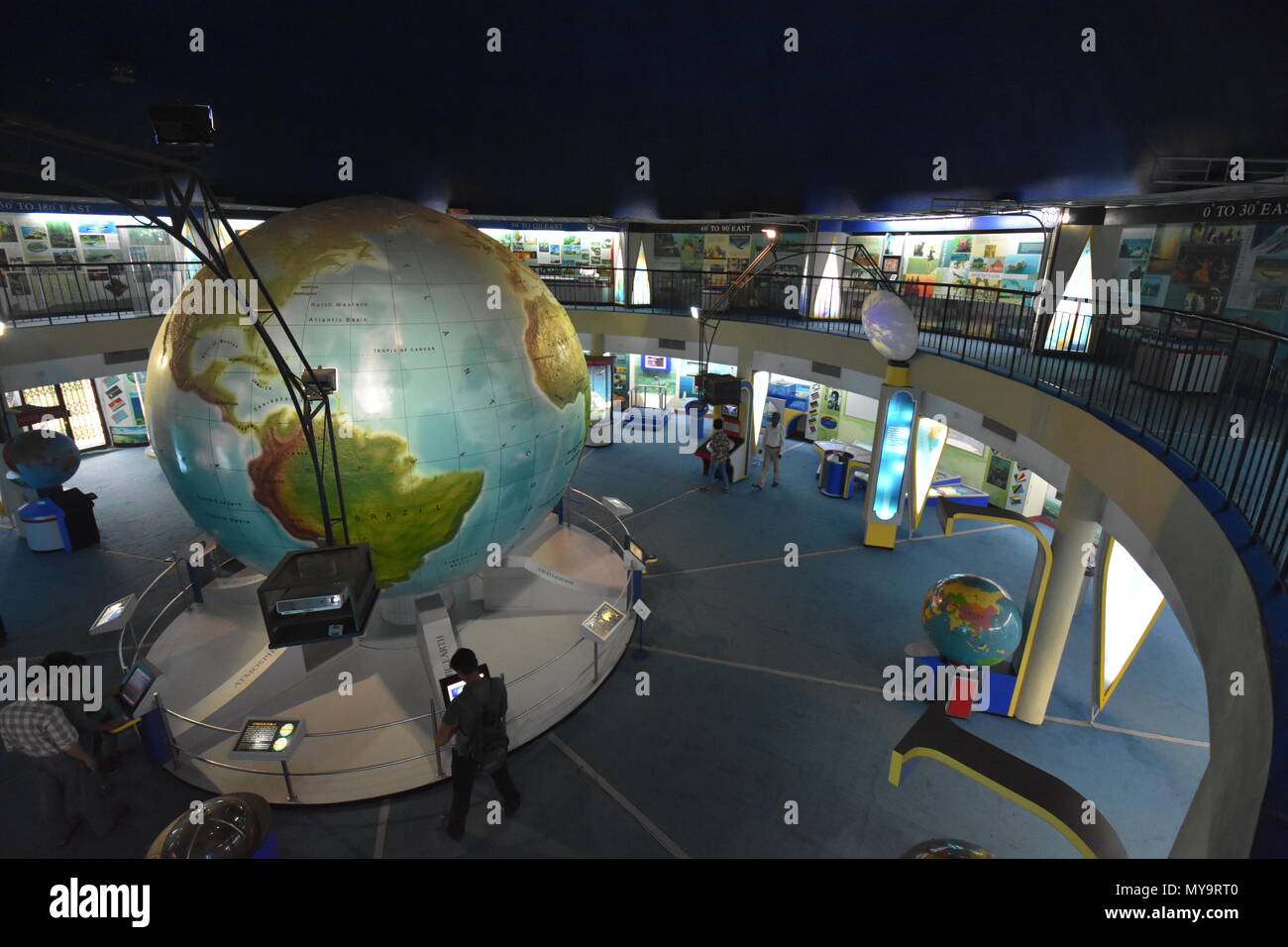 Kolkata, India. 31 May, 2018. Earth Exploration Hall Interior of the ...