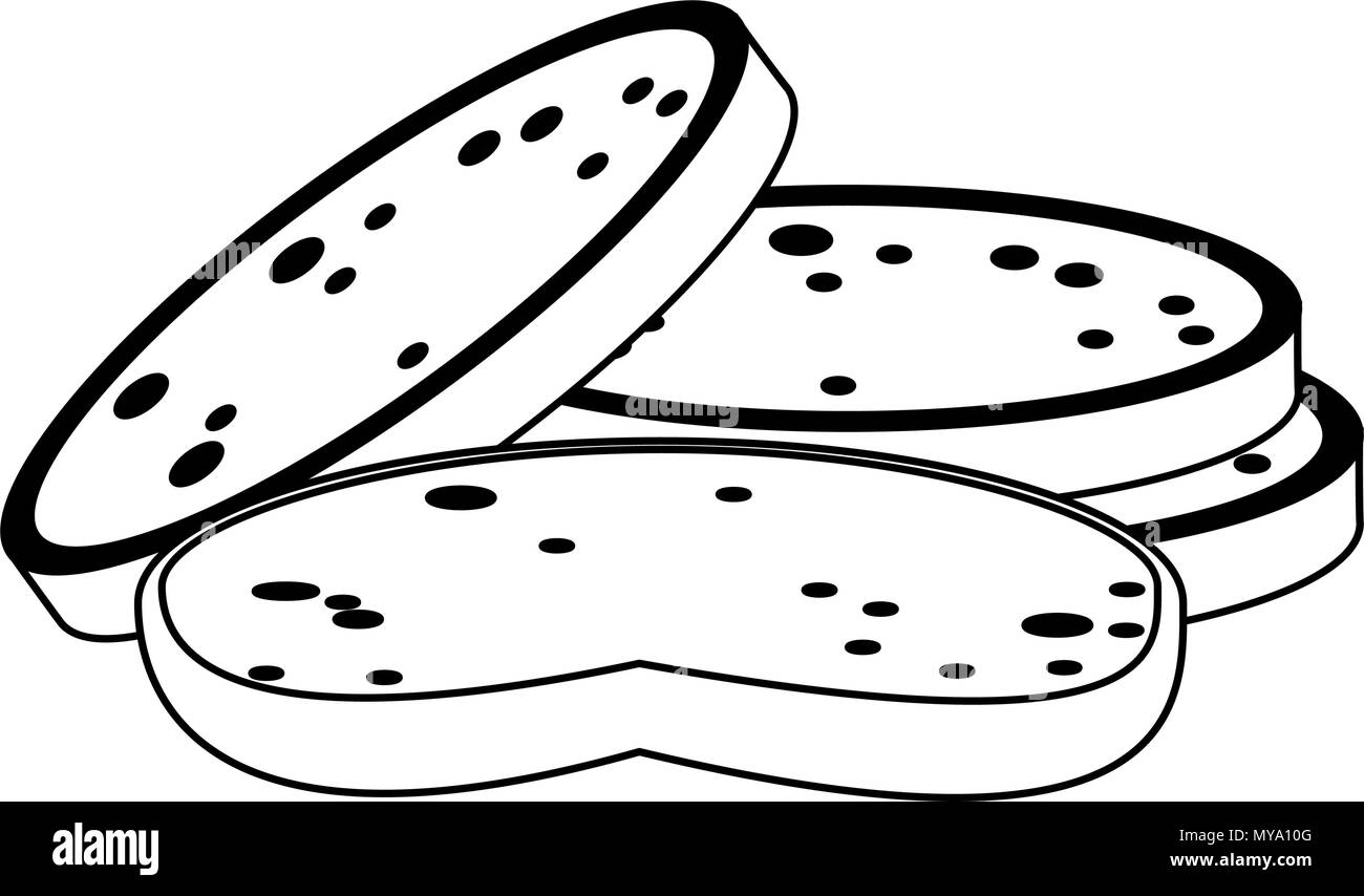 Slices of bread Black and White Stock Photos & Images - Alamy