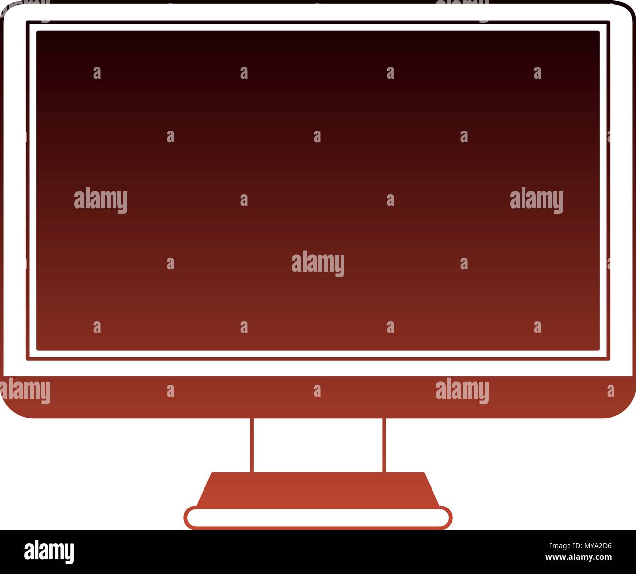 Computer screen technology red lines Stock Vector Image & Art - Alamy