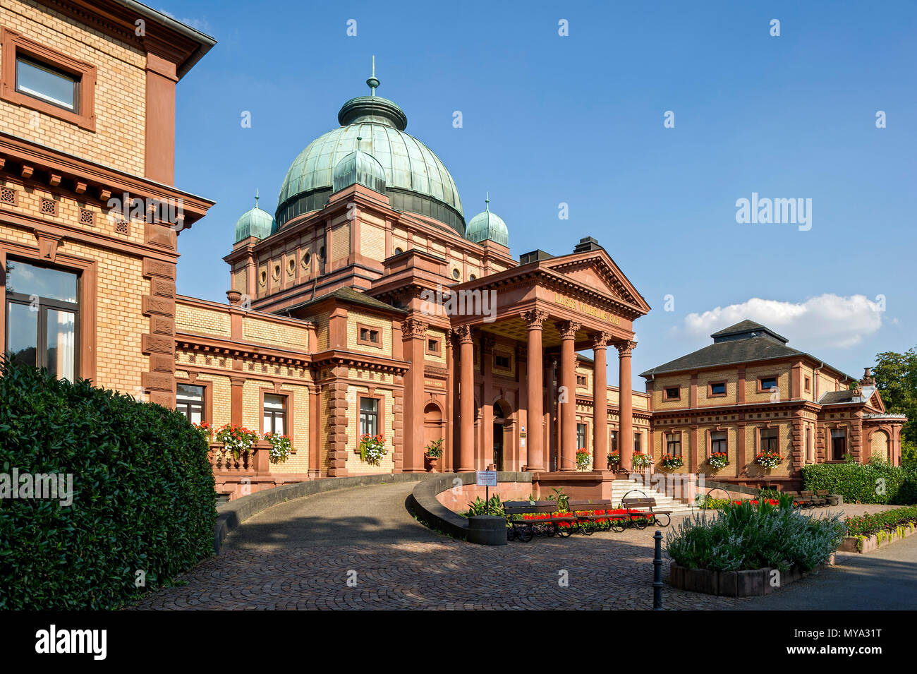 Kaiser-Wilhelms-Bad, spa garden, Bad Homburg, Hesse, Germany Stock Photo