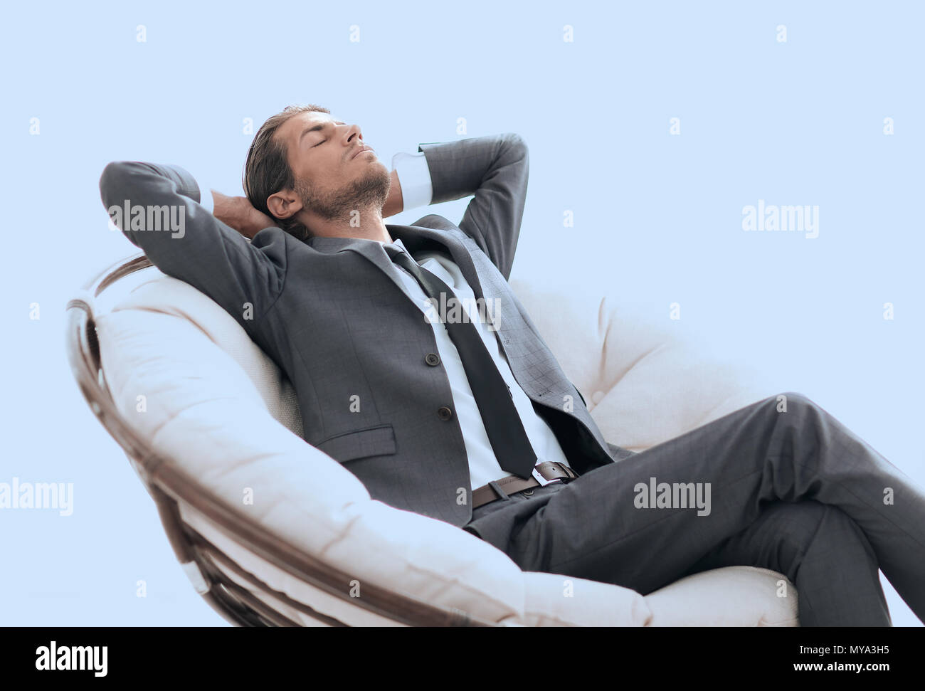 Man Asleep In Armchair High Resolution Stock Photography and Images - Alamy