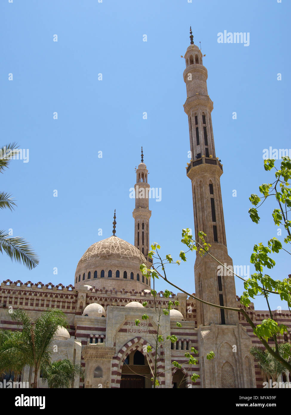 Al Mustafa Mosque in  Sharm El Sheikh, Eygpt Stock Photo