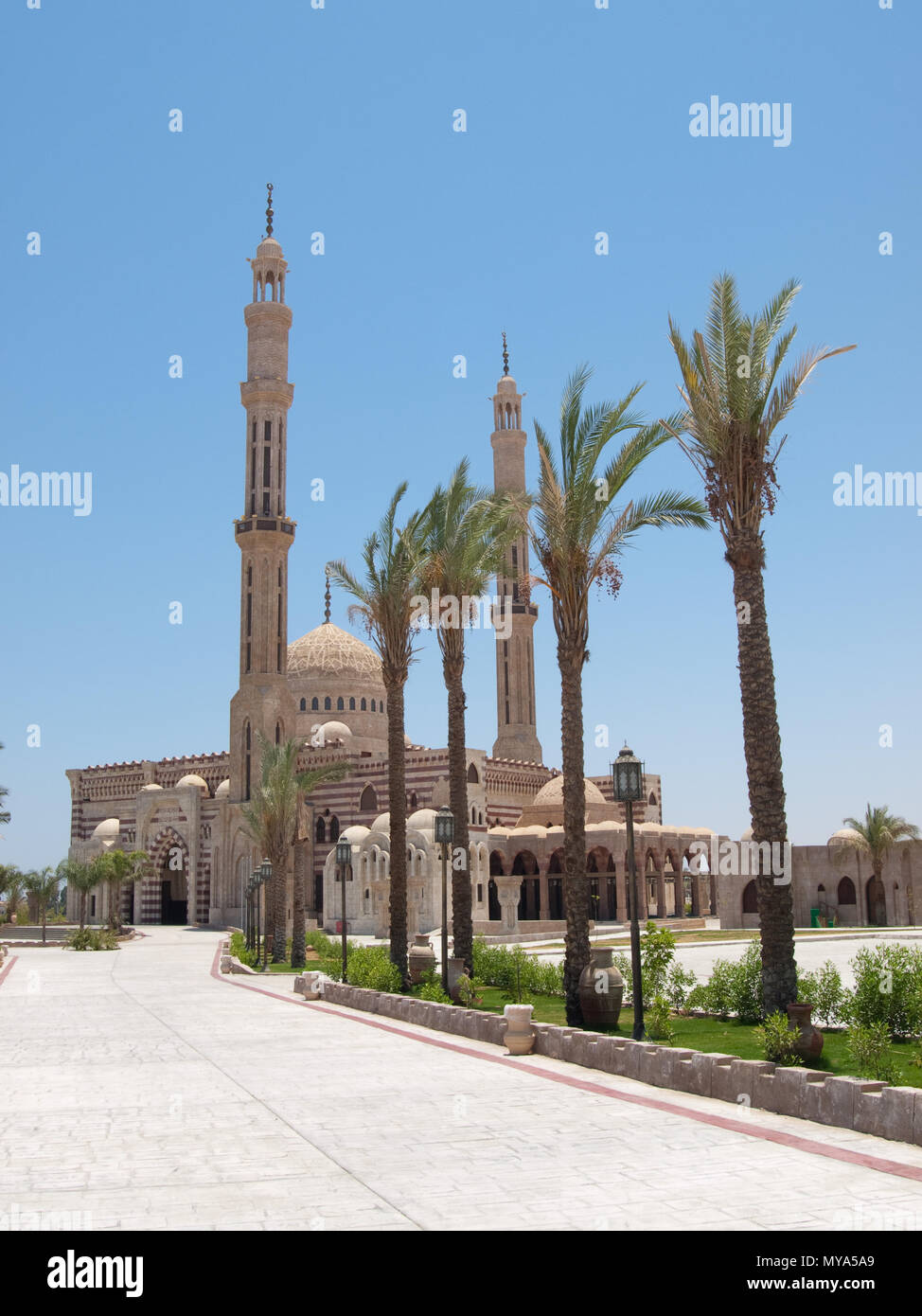 Al Mustafa Mosque in  Sharm El Sheikh, Eygpt Stock Photo