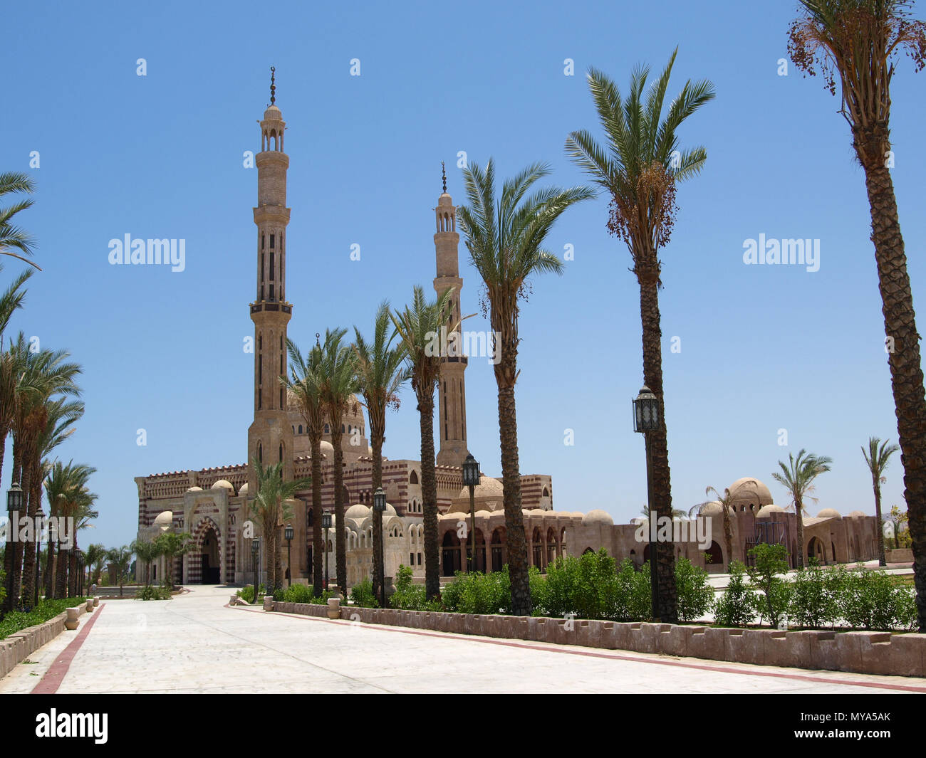 Al Mustafa Mosque in  Sharm El Sheikh, Eygpt Stock Photo
