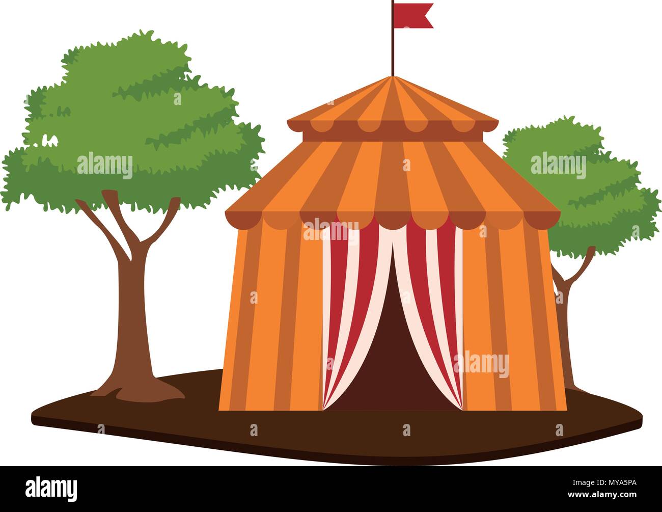 Circus tent isolated Stock Vector Image & Art - Alamy