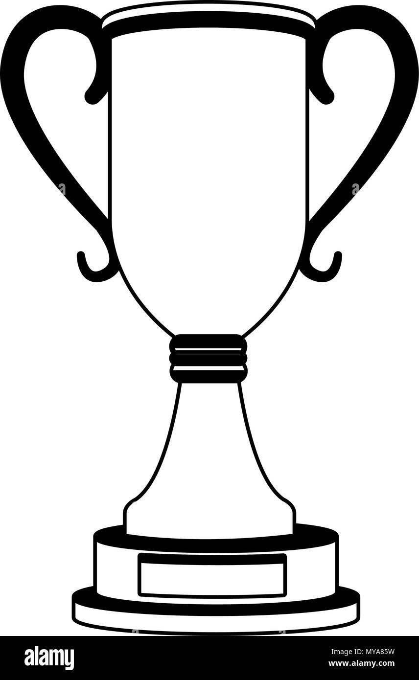Trophy Clipart Black And White