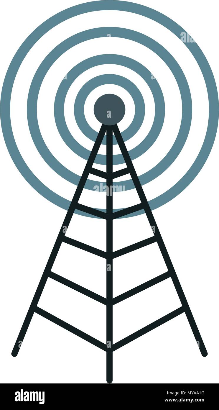 Antenna communication symbol Stock Vector