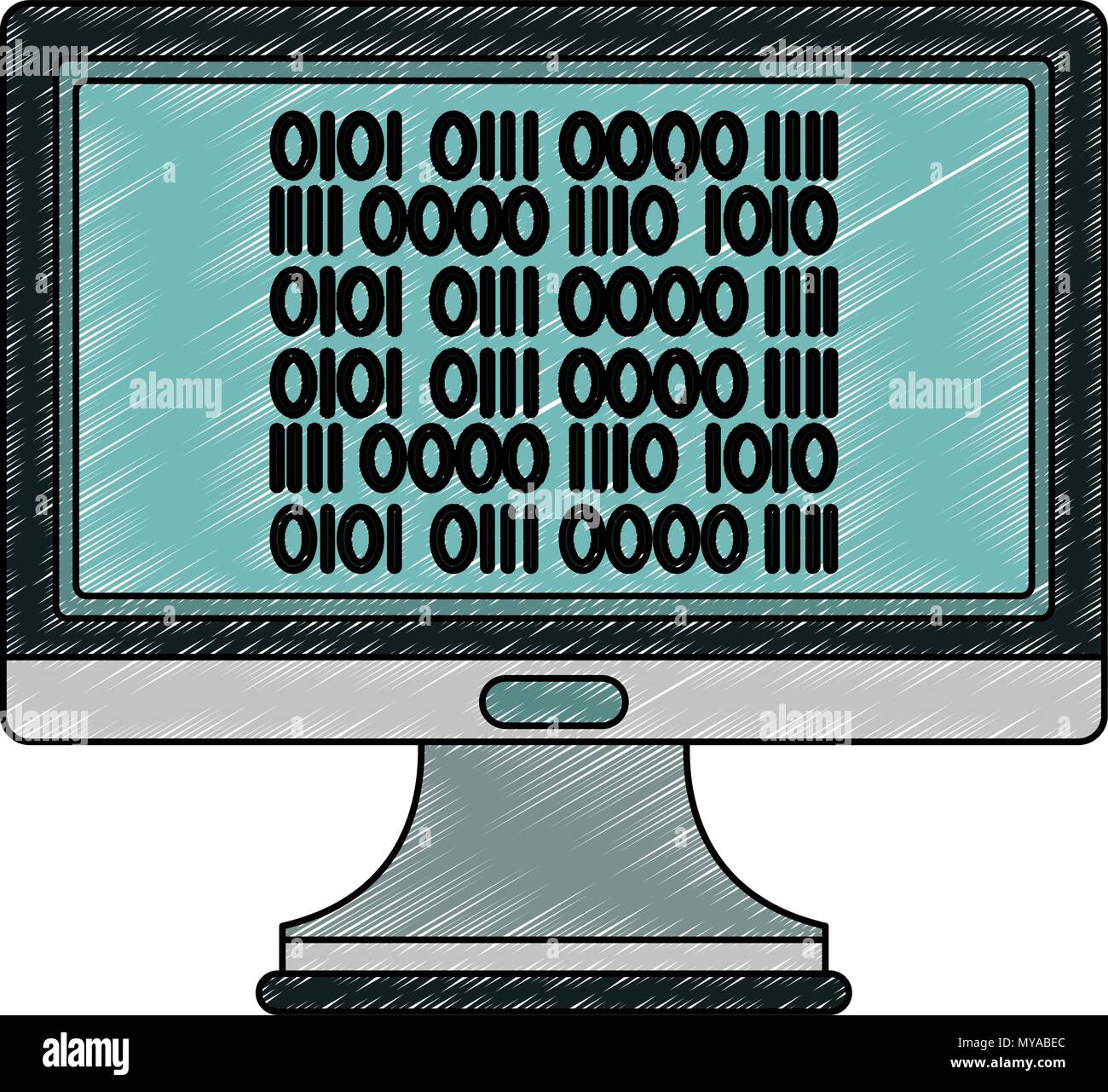 Programming codes computer symbol scribble Stock Vector Image & Art - Alamy
